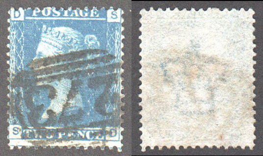 Great Britain Scott 29 Used Plate 7 - SD (P) - Click Image to Close